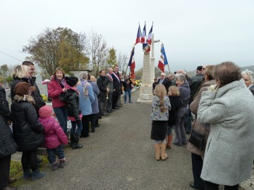 cahinaz-les-frasses,saint-sylvestre,ceremonie,armistice,1918,guerre,poilus