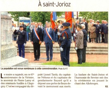 annecy,saint-jorioz,thones,saint-jean-de-sixt,les villards-sur-thones,morette,necropole,ceremonie,guerre,armistice,8 mai