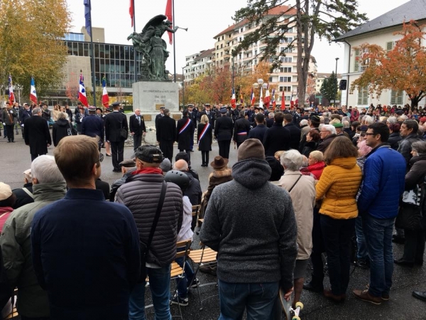 annecy,ceremonie;monument,armee,armistice