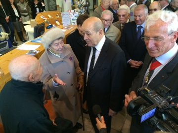 presse,dauphine,glieres,anniversaire,70 ans,ministre de la defense,jean-yves le drian,commemoration,ancien combattant