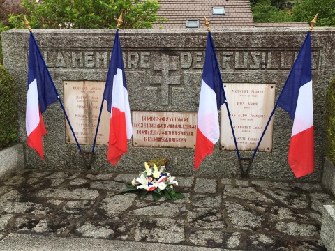 sevrier,ceremonie,8 mai 1945,haute-savoie