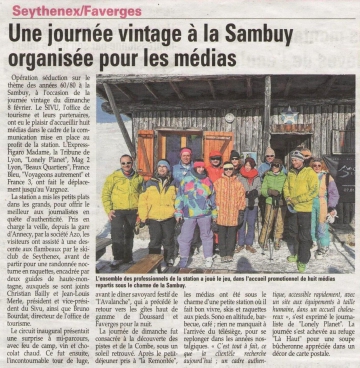 presse,dauphine,seythenex,sambuy vintage,animation,neige