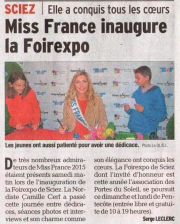 inauguration,foire,sciez,miss