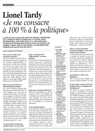 presse,eco des pays de savoie,interview,tardy,lti,pme,entreprise,haute-savoie,regionales