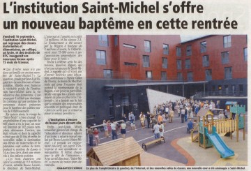 annecy,inauguration,lycee,saint-michel,auditorium,internat,ecole primaire