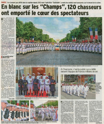 paris,ceremonie,14 juillet,27eme bca,chasseurs alpins