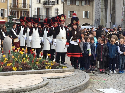 thones,ceremonie,8 mai 1945,haute-savoie