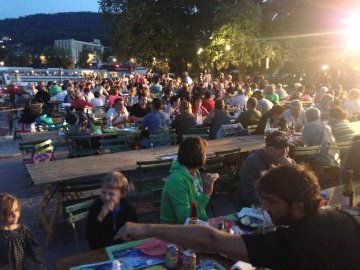 annecy,diner,jardins de l'europe,mairie