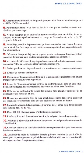 projet,sarkozy,ump,presidentielle 2012