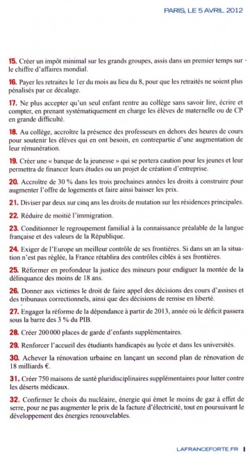 projet,sarkozy,ump,presidentielle 2012