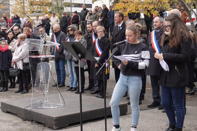 seynod,armee,soldat,ceremonie,11 novembre,armistice,27eme bca, chasseur alpin