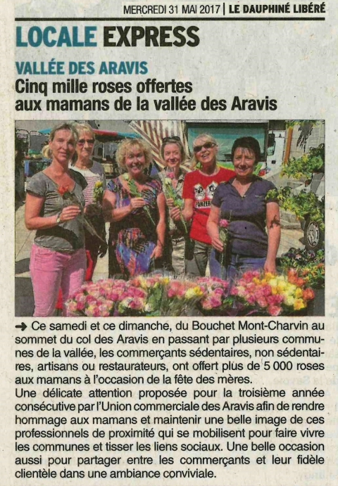 thones,marche,fete des meres,roses,legislatives 2017,haute-savoie