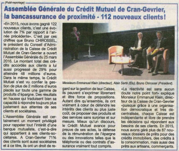 cran-gevrier,assemblee generale,caisse credit mutuel,haute-savoie