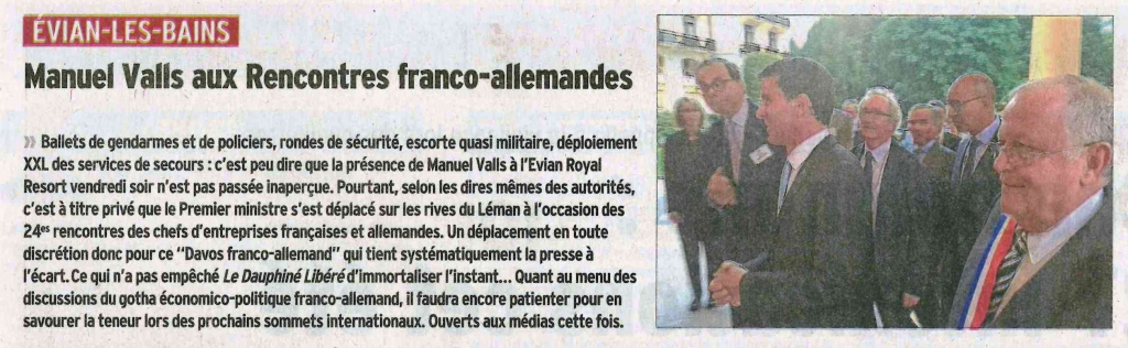 rencontre evian les bains
