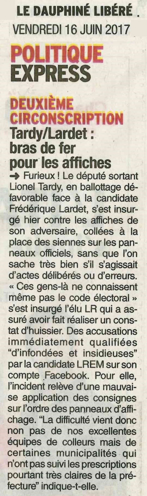 dauphine,tardy,lardet,presse,election,legislatives 2017