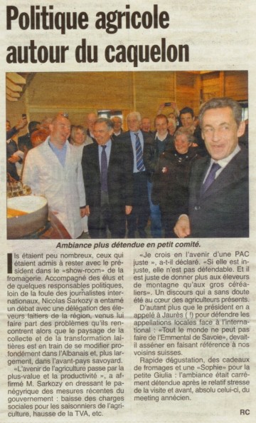 presse,dauphine,essor,annecy,visite,sarkozy,presidentielle 2012