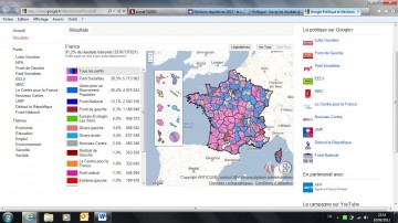 resultat,carte,google,legislatives 2012