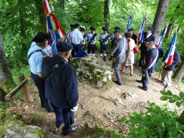 ceremonie,hommage,monument,saint-jorioz,pierre lamy,resistant,guerre