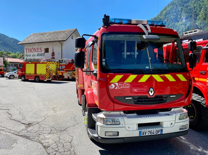 pompiers,sapeurs pompiers,thones,italie