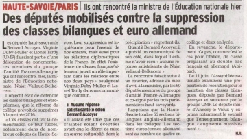 presse,dauphine,europe,allemand,france,collège,réforme,classes,langues,duby muller,tardy
