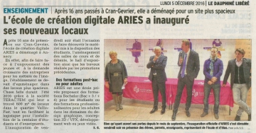 annecy,inauguration,ecole aries,haute-savoie