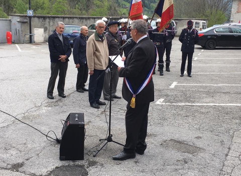 les clefs,ceremonie,8 mai 1945,haute-savoie