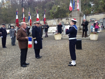 alby-sur-cheran,militaire marine,jeunes,fanion,pmm,defense nationale,marine nationale