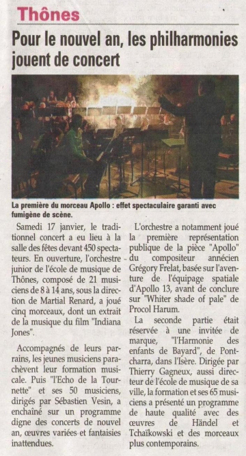 thones,concert,harmonie,presse,dauphine