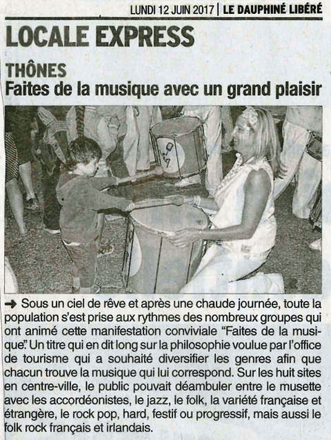 thones,fete de la musique