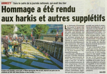 annecy,journee nationale,hommage,harkis,haute-savoie