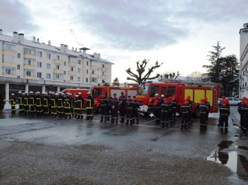 annecy,caserne,pompiers,ceremonie,sainte barbe