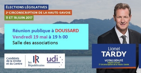 doussard,reunion publique,legislatives 2017,2eme circonscription,tardy,duliege,les republicains,haute-savoie