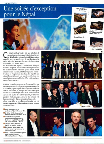 annecy,kilian jornet,conference,imperial palace,rotary club,presse,dauphine