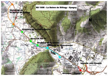 sillingy,reunion,rd 1508,bhns,bus,rond point,circulation