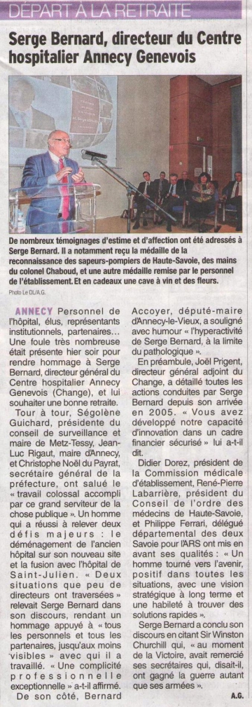 metz-tessy,retraite,serge bernard,hopital,directeur,