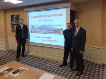 presse,essor,annecy,tardy,campagne,election,legislatives 2012,candidature,conference de presse