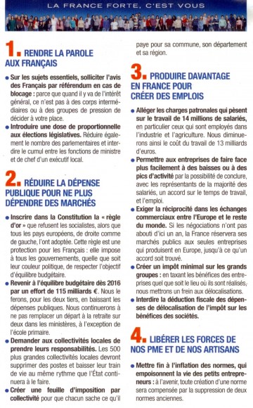 presidentielle 2012,sarkozy,france forte,propositions