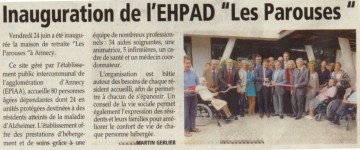 annecy,inauguration,ephad,dependance,personnes agees,maison de retraite