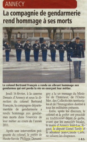 annecy,gendarme,ceremonie,victime,porte-drapeau