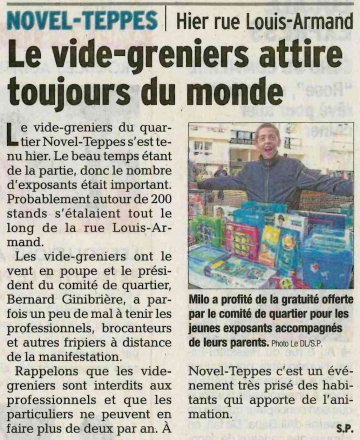 annecy,novel,teppes,vide grenier,comite des fetes,haute-savoie