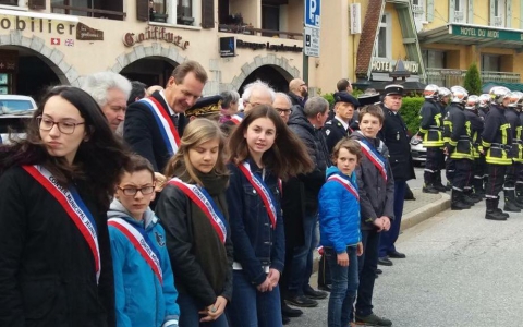 thones,ceremonie,8 mai 1945,haute-savoie