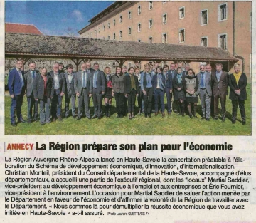 presse,dauphine,annecy,schema,région,developpement economique,adm74,epci,intercommunalite,fiscalite propre,chambres consulaires,tardy,saddier