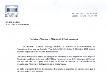 qe,question écrite,ARENH,rapport,nome,loi,retard