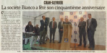 presse,dauphine,cran-gevrier,50 ans,entreprise,bianco,economie,