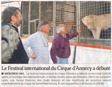 presse,annecy,cirque,festival,animation