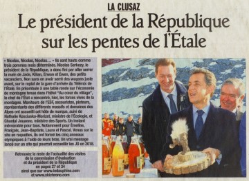 presse,dauphine,la clusaz,elysee,sarkozy,president de la republique,jo 2018,jo,annecy 2018,cio