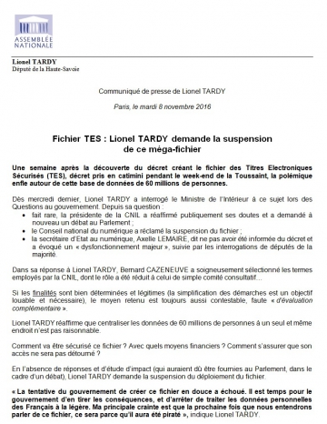qag,question,gouvernement,fichier,tes,cni,cnil,cazeneuve