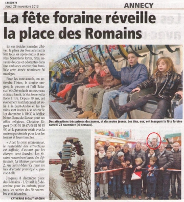 presse,dauphine,fete,foraine,inauguration,tardy,annecy