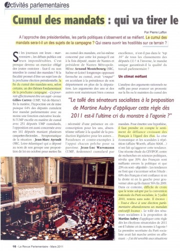 presse,la revue parlementaire,cumul,mandat,lionel tardy