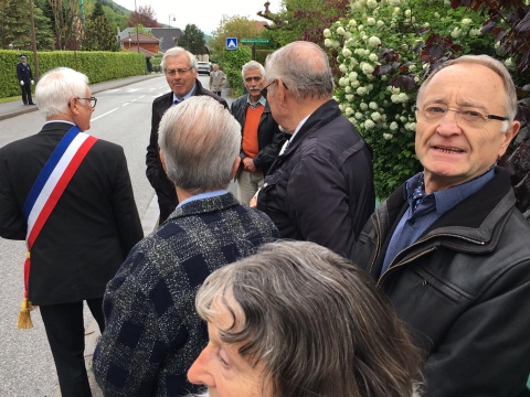 sevrier,ceremonie,8 mai 1945,haute-savoie